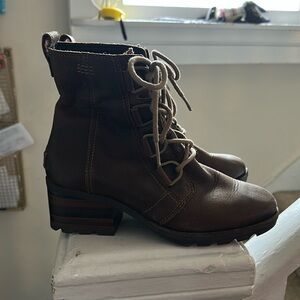 Sorel Brown Combat Boots